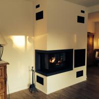 Cadre 2 cotés peint noir