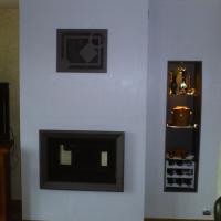 Cadre sur mesure avec niche et grille décorative