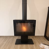 Poele a bois godin Huriel (60112 crillon)