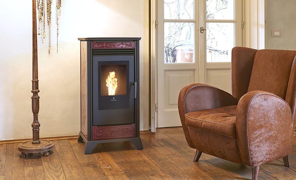 Rv80 stufa ravelli amb